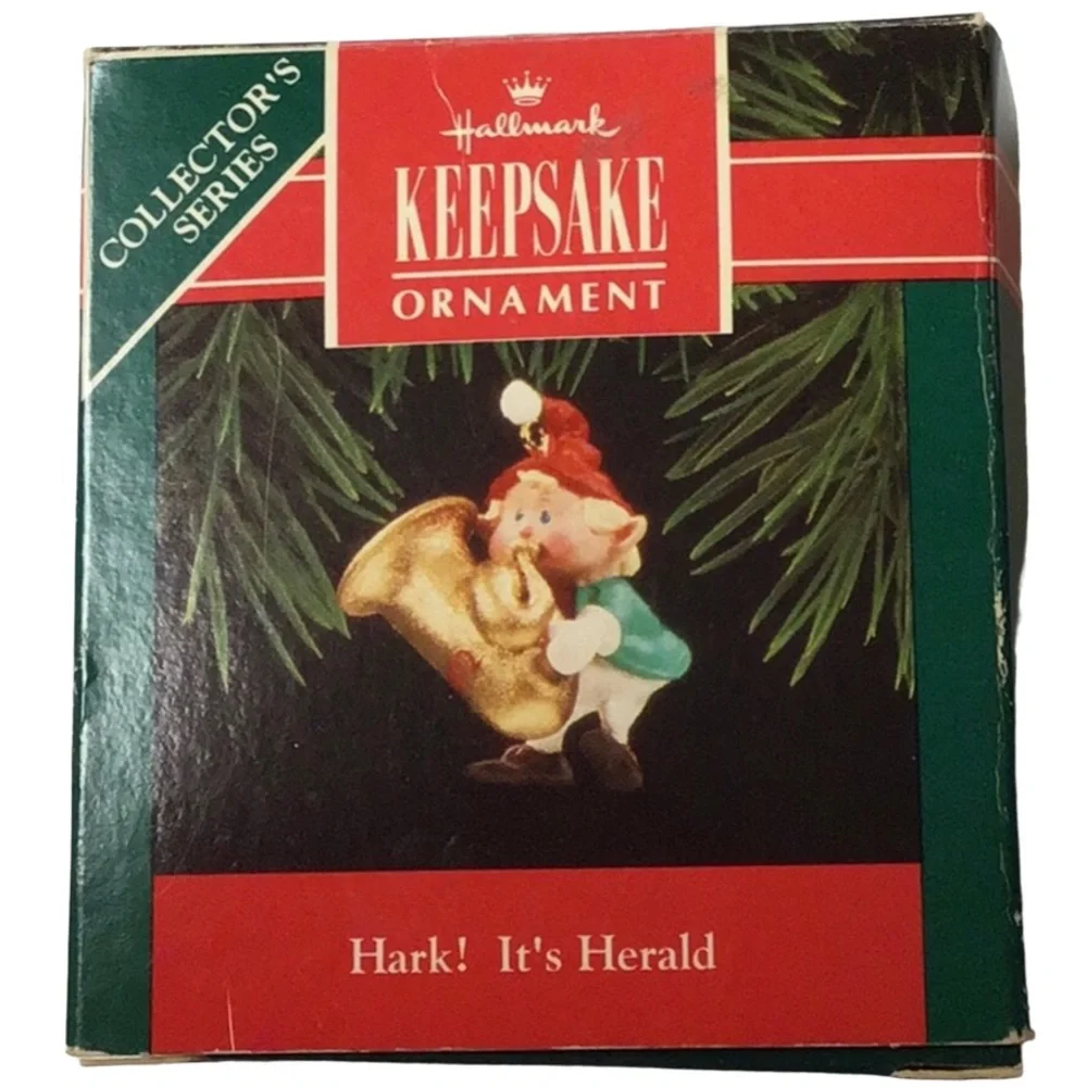 Hallmark 1992 “Hark! It’s Herald!” Christmas Ornament